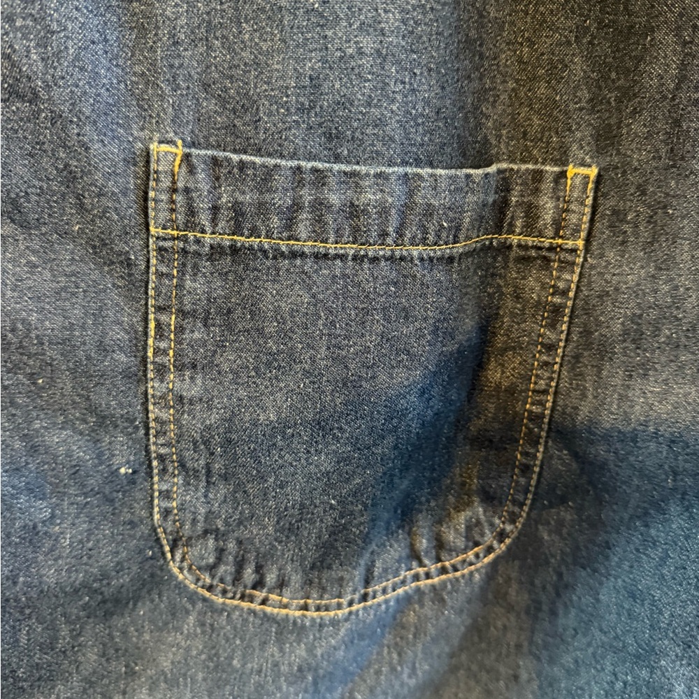 Vintage Basic Editions Blue Denim Dress - Picture 4 of 5